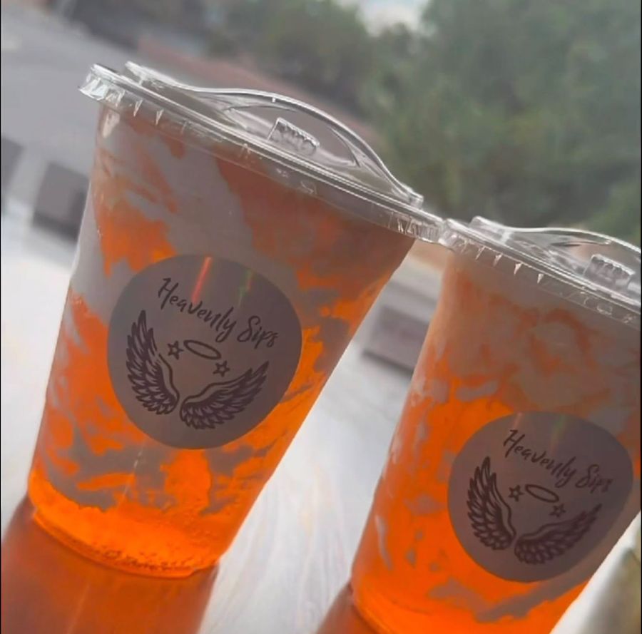 Two Orange Cream Red Bulls